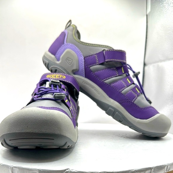 Keen Shoes - EUC Like New KEEN Knotch Hollow Women’s Size 7 Washable Purple Gray Hiking Shoes
